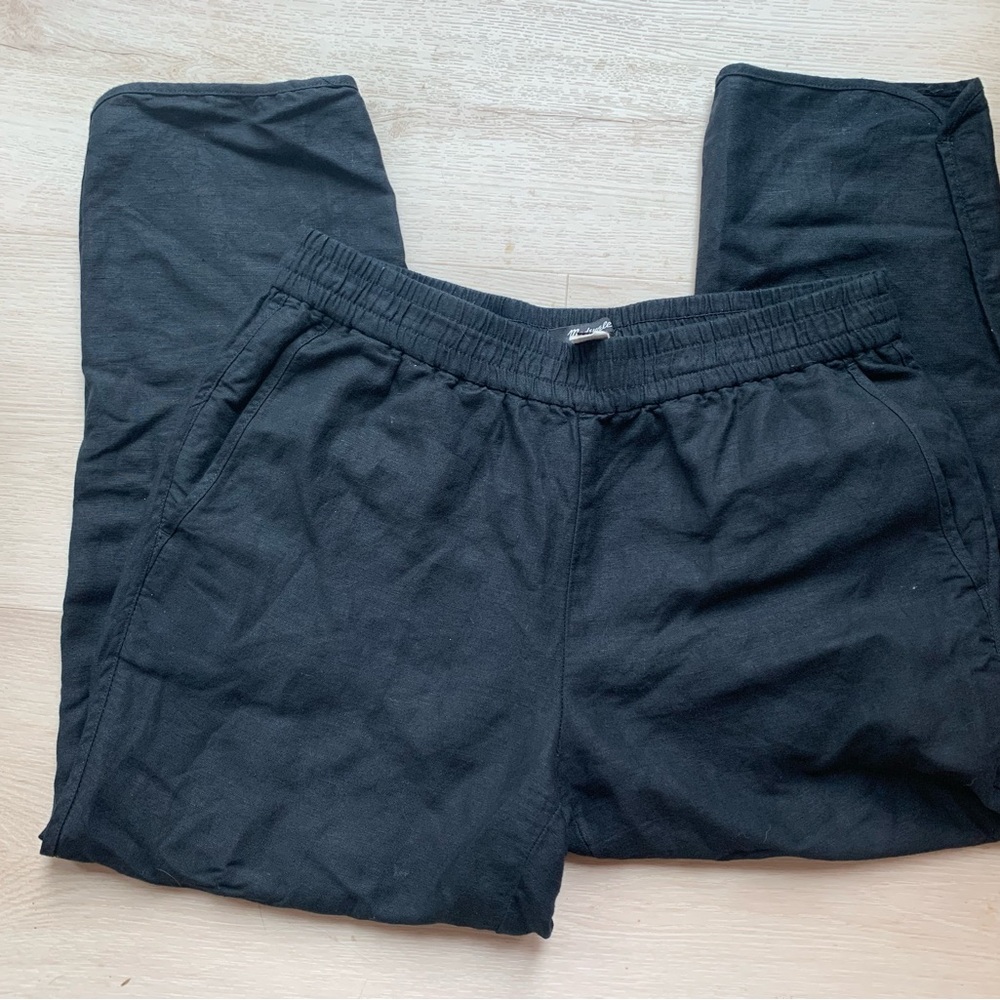 Madewell Black Linen pants